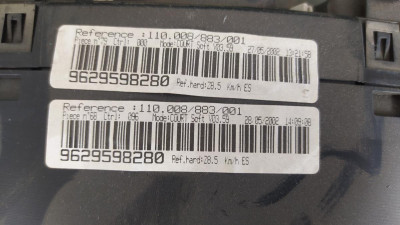 CUADRO INSTRUMENTOS, Peugeot, 607 (S1)(12.2000)