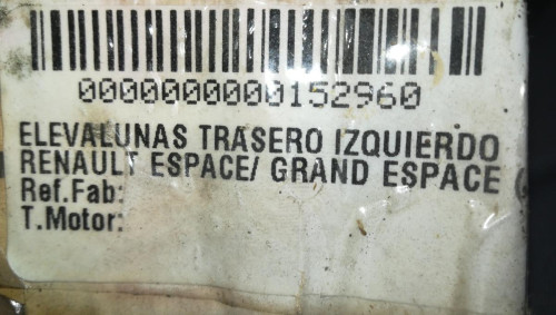  ELEVALUNAS TRASERO IZQUIERDO 