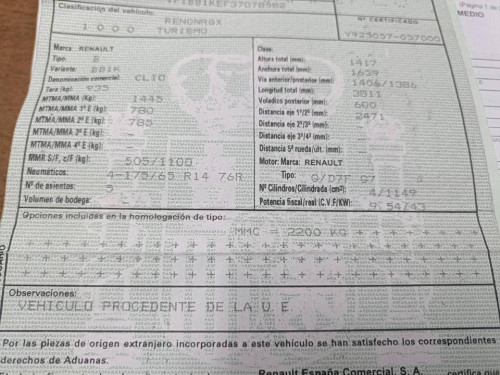  RENAULT CLIO II FASE I (B/CB0) 