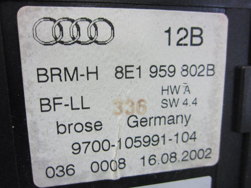  MOTOR ELEVALUNAS DELANTERO IZQUIERDO AUDI A4 BERLINA (8E) 