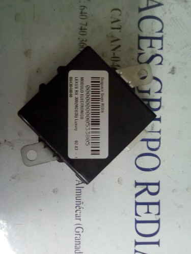  MODULO ELECTRONICO, LEXUS, RX 300 (MCU35) 