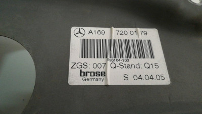 ELEVALUNAS DELANTERO IZQUIERDO, MERCEDES-BENZ, CLASE B (BM 245)