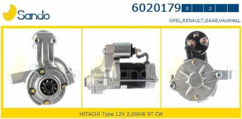 MOTOR ARRANQUE Renault VEL SATIS (BJ0) 