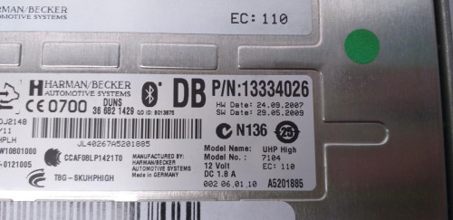  MODULO ELECTRONICO, OPEL, INSIGNIA BERLINA 