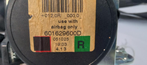  CINTURON SEGURIDAD DELANTERO DERECHO BMW SERIE 5 BERLINA (E60) 