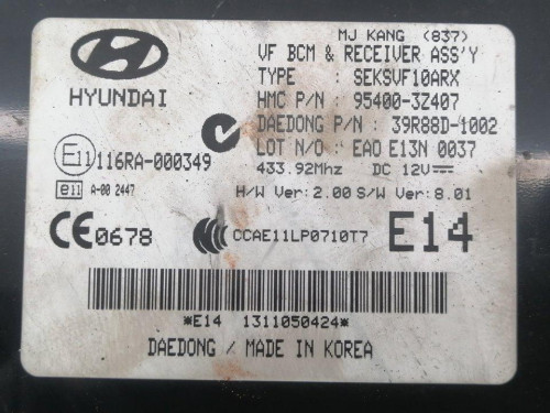  MODULO ELECTRONICO, HYUNDAI, I40 CW (VF) 