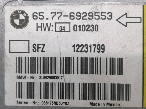  CENTRALITA AIRBAG BMW SERIE 7 (E65/E66) 