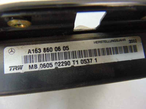 AIRBAG LATERAL TRASERO DERECHO MERCEDES-BENZ CLASE ML (BM 163) 