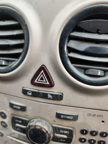 WARNING Opel CORSA D 