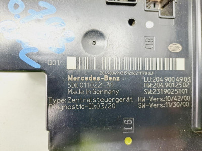CAJA RELES / FUSIBLES, Mercedes-Benz, CLASE C (BM 204) FAMILIAR
