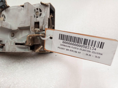  CERRADURA PUERTA DELANTERA IZQUIERDA Peugeot 206 