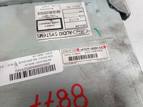  SISTEMA AUDIO / RADIO CD FORD FOCUS C-MAX (CAP)(2003) 