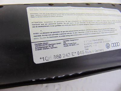 AIRBAG LATERAL DERECHO, VOLKSWAGEN, EOS (1F7)(2006)