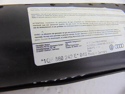  AIRBAG LATERAL DERECHO VOLKSWAGEN EOS (1F7)(2006) 