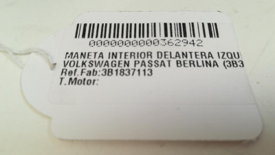 MANETA INTERIOR DELANTERA IZQUIERDA