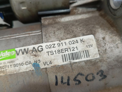  MOTOR ARRANQUE, VOLKSWAGEN, CADDY (2C)(08.2010) 