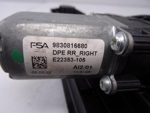  ELEVALUNAS TRASERO DERECHO PEUGEOT 308 (P5) 