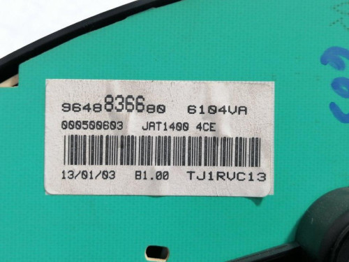  CUADRO INSTRUMENTOS, PEUGEOT, 206 