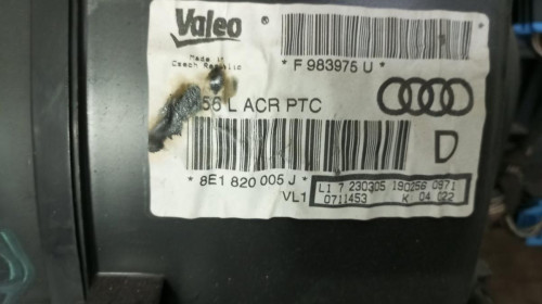 CALEFACCION ENTERA NORMAL Audi A4 AVANT (8E) 