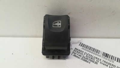 MANDO ELEVALUNAS TRASERO DERECHO, RENAULT, SCENIC III (JZ)