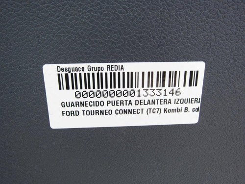 GUARNECIDO PUERTA DELANTERA IZQUIERDA Ford TOURNEO CONNECT (TC7) 