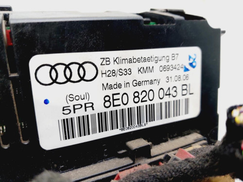  MANDO CLIMATIZADOR AUDI A4 BERLINA (8E) 