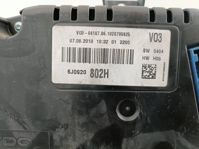 CUADRO INSTRUMENTOS, SEAT, IBIZA SC (6J1)