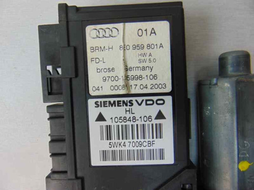 MOTOR ELEVALUNAS TRASERO IZQUIERDO AUDI A4 AVANT (8E) 