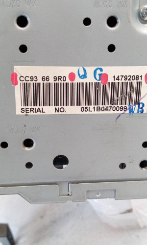 SISTEMA AUDIO / RADIO CD MAZDA 5 BERLINA (CR) 