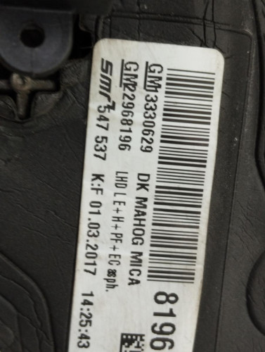  RETROVISOR IZQUIERDO Opel INSIGNIA BERLINA 