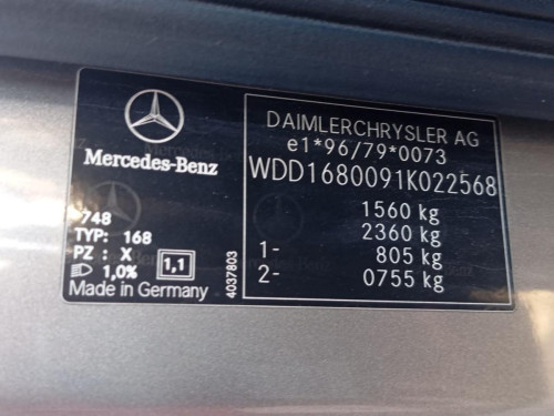  MERCEDES-BENZ CLASE A (BM 168) 