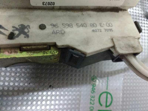  CERRADURA PUERTA TRASERA DERECHA PEUGEOT 407 SW 