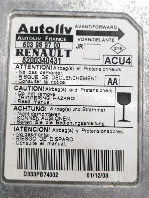 CENTRALITA AIRBAG, RENAULT, SCENIC II (JM)