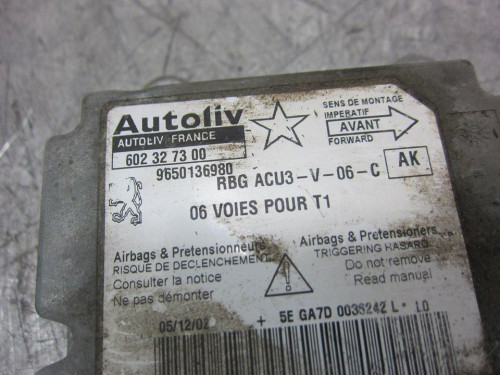  CENTRALITA AIRBAG PEUGEOT 206 