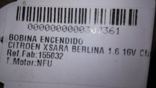  BOBINA ENCENDIDO CITROEN XSARA BERLINA 