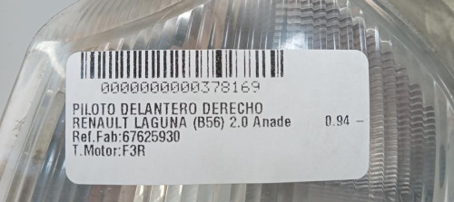 PILOTO DELANTERO DERECHO Renault LAGUNA (B56) 