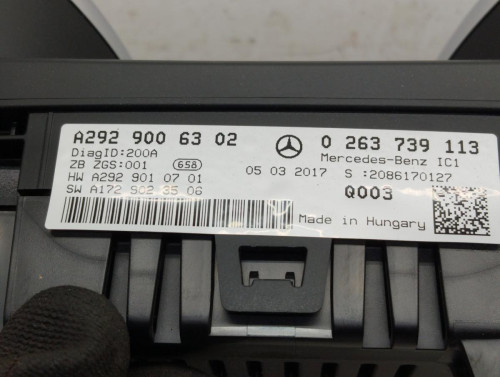 CUADRO INSTRUMENTOS Mercedes-Benz CLASE GLE (BM 166) 