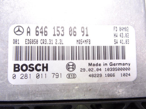  CENTRALITA MOTOR UCE, MERCEDES-BENZ, VIANO (639) 