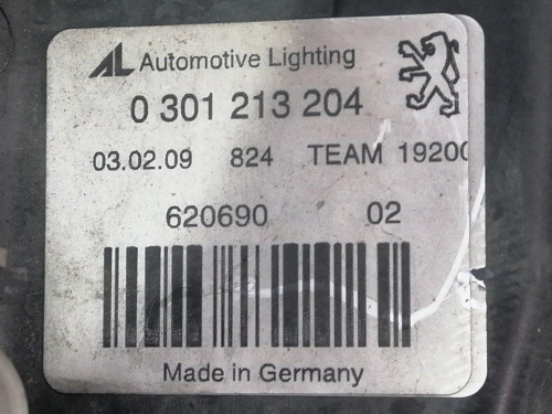  FARO DERECHO, PEUGEOT, 407 