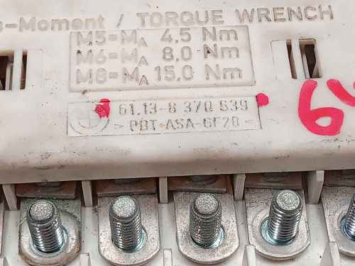 CAJA RELES / FUSIBLES BMW SERIE 5 BERLINA (E39) 