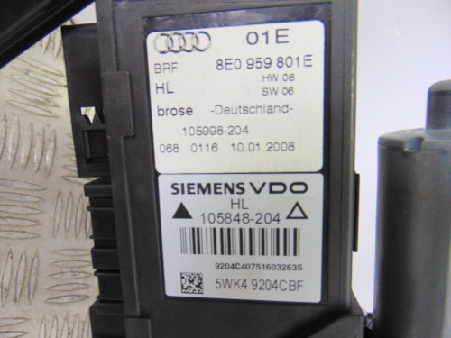  ELEVALUNAS TRASERO IZQUIERDO AUDI A4 AVANT (8E) 