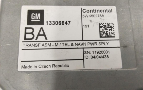 MODULO ELECTRONICO OPEL ASTRA J BERLINA 5P 