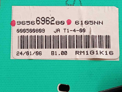 CUADRO INSTRUMENTOS, PEUGEOT, 206