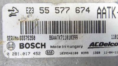 CENTRALITA MOTOR UCE, OPEL, ASTRA J SPORTS TOURER
