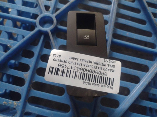  MANDO ELEVALUNAS TRASERO DERECHO Opel INSIGNIA BERLINA 
