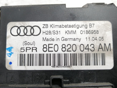  MANDO CLIMATIZADOR AUDI A4 BERLINA (8E) 