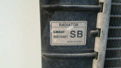 RADIADOR AGUA, CHEVROLET, KALOS