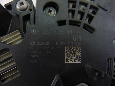 ALTERNADOR, MERCEDES-BENZ, CLASE CLA (BM 117)