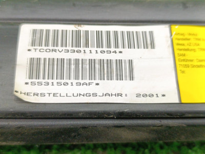 AIRBAG CORTINA DELANTERO IZQUIERDO, JEEP, CHEROKEE (KJ)
