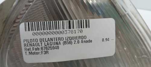 PILOTO DELANTERO IZQUIERDO RENAULT LAGUNA (B56) 